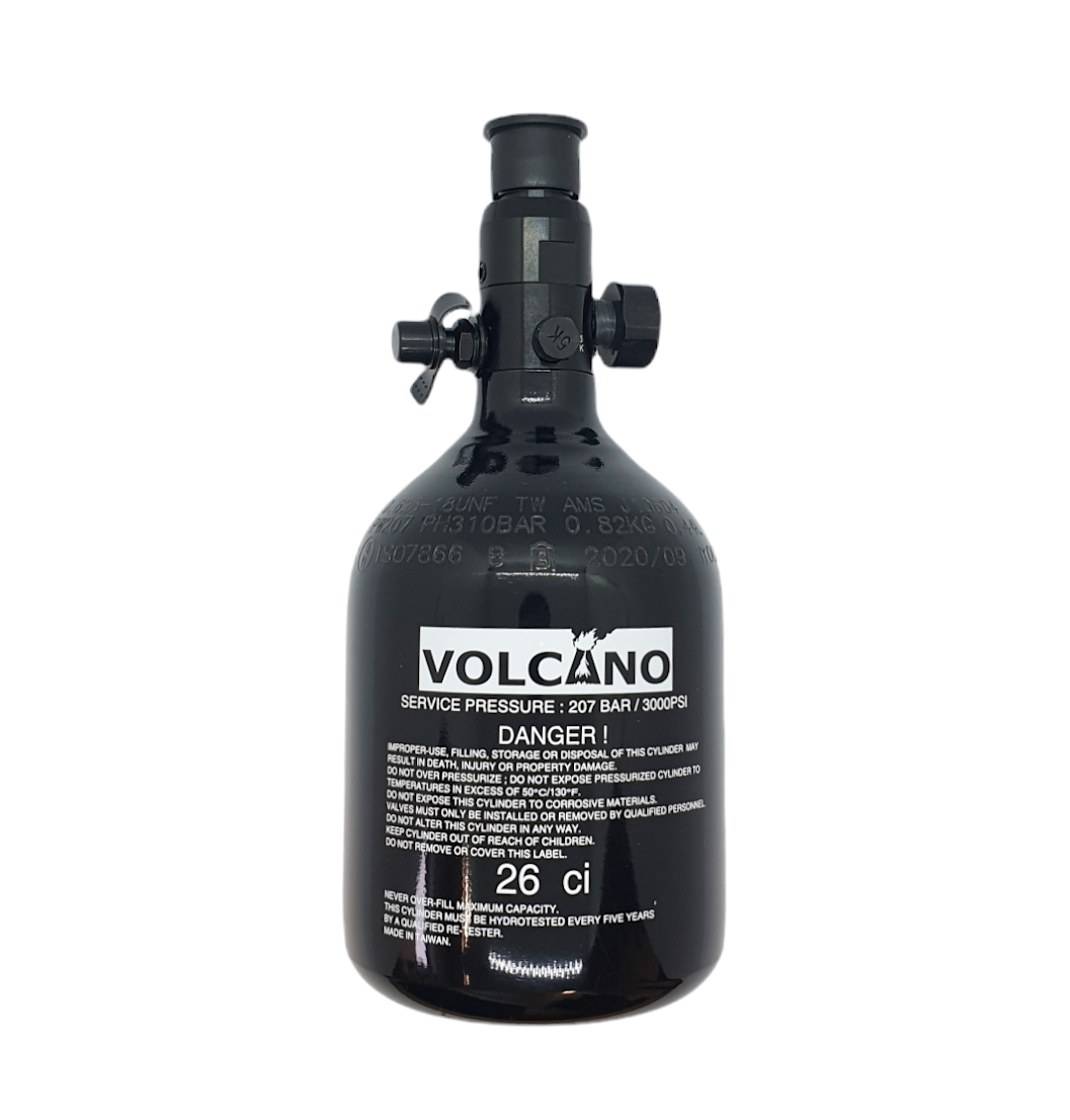 VolcAno 0.44L Paineilmapullo 200bar (lyhyt)+HP Reg (v21)