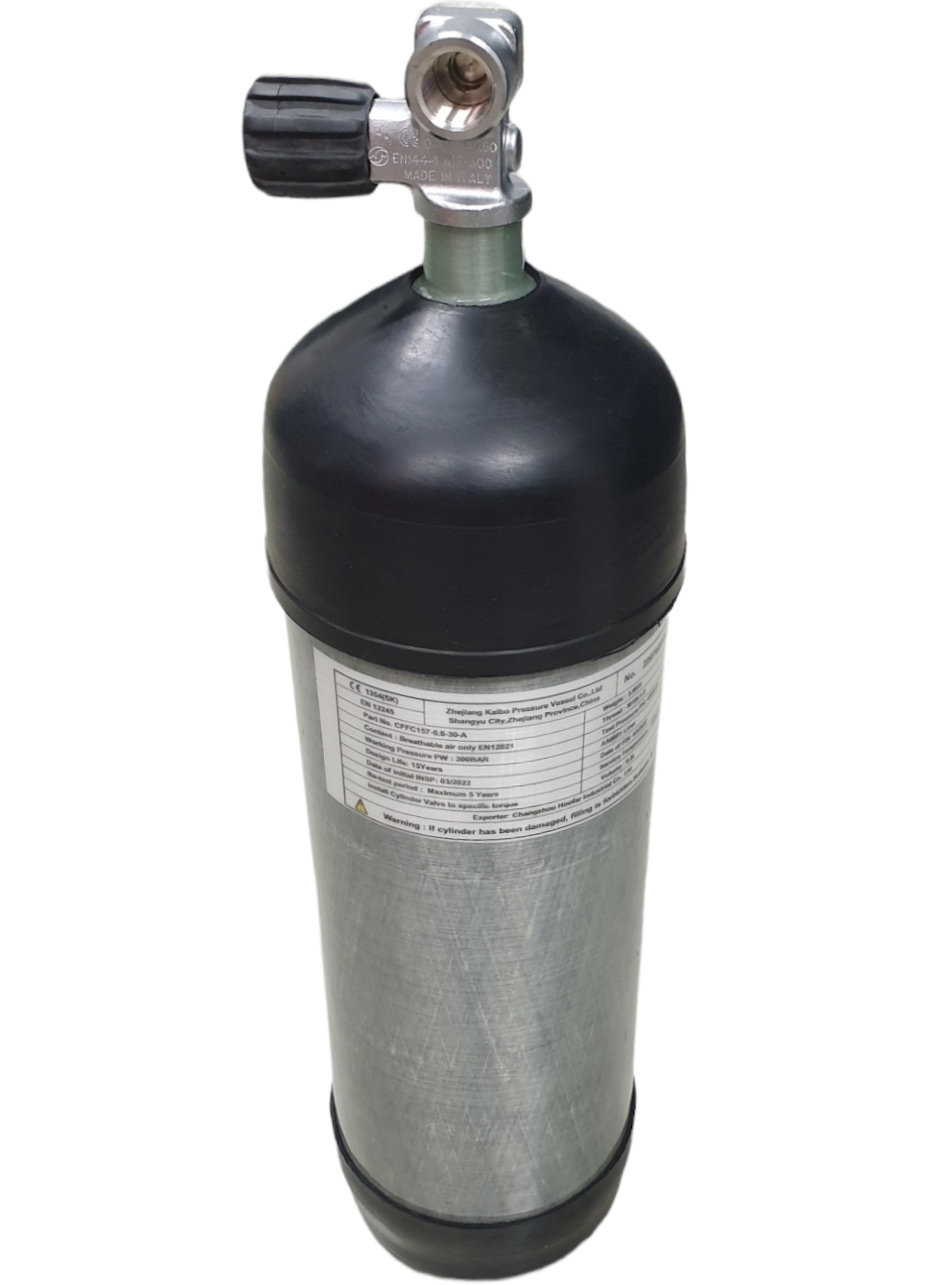 9L 300BAR Kevlar Scuba Tank + valve