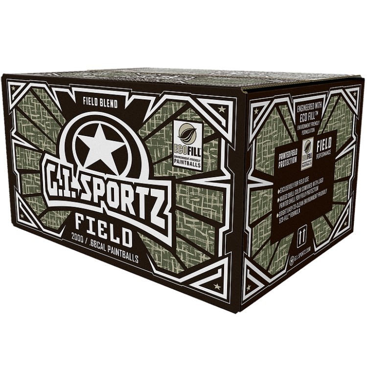 GI SPORTZ Field Paintballs 2000 kpl OE/YW - YW