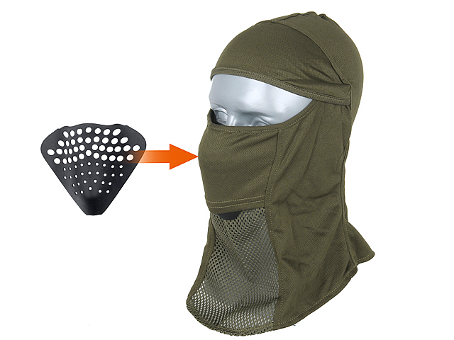 TMC Balaclava With Mask, Olive