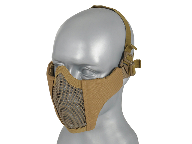 Half Face Mesh Mask 2.0 - Tan [PJ]