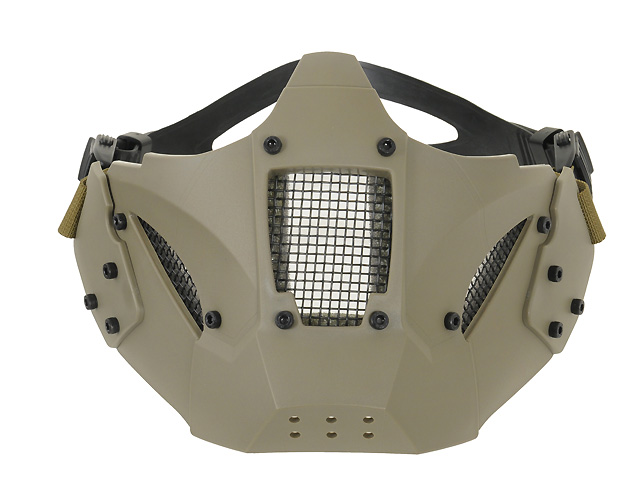 Hard Shell Half Fast Mask - Khaki