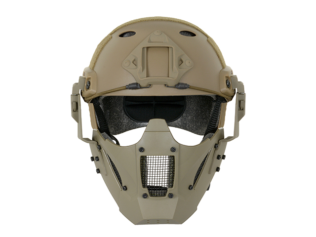 Hard Shell Half Fast Mask - Khaki [TMC]