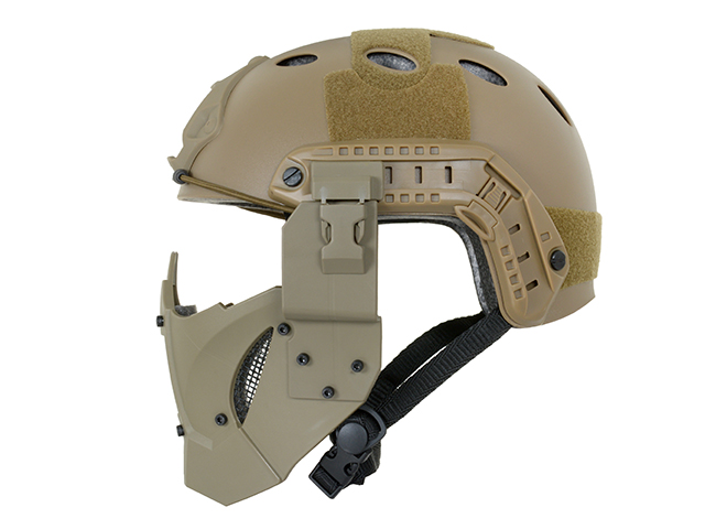 Hard Shell Half Fast Mask - Khaki