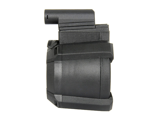 1200rd Electric Drum Magazine for Shotgun - Black