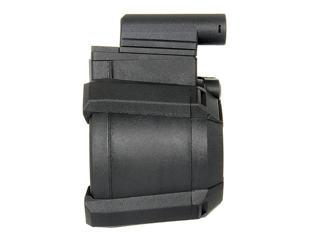 1200rd Electric Drum Magazine for Shotgun - Black