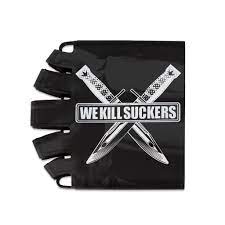 Bunkerkings - Knuckle Butt Pullosuoja - WKS Knife - Black 