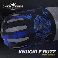 Knuckle Butt Tank Cover - Conspiracy - Blue