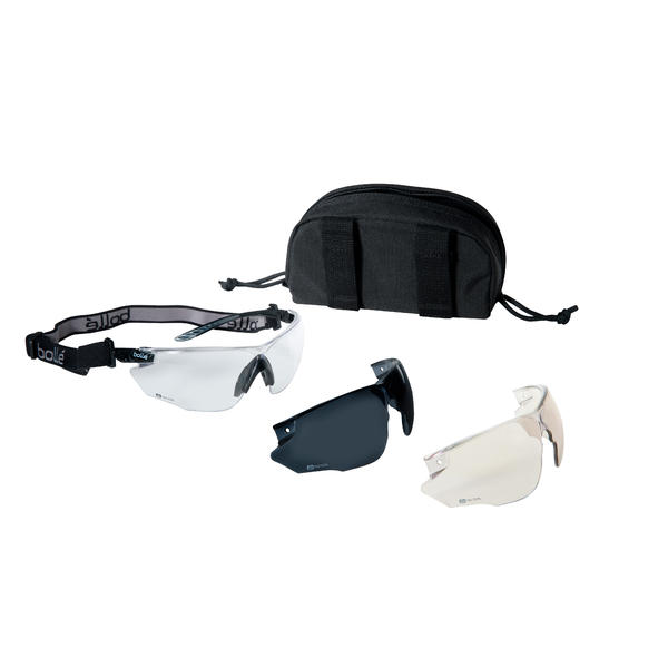 Bollé Tactical Combat Kit Suojalasit, Musta