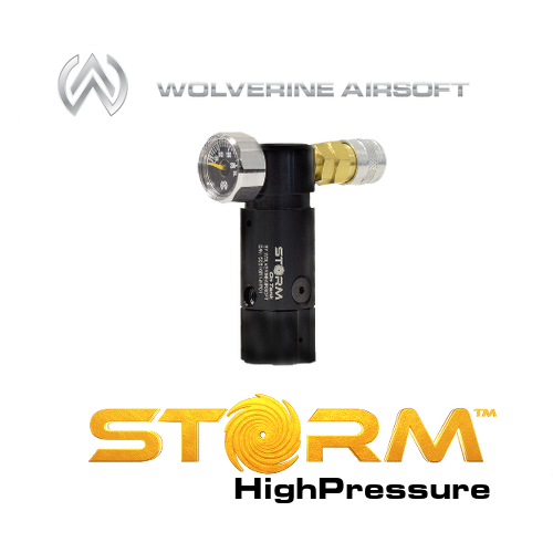 Wolverine HPA Storm Regulator OnTank, High Pressure with Remote Line, Black