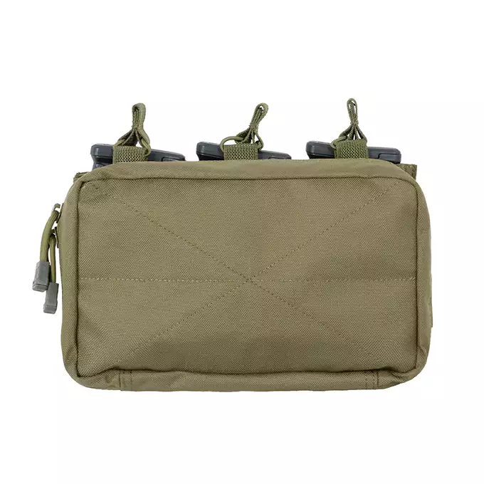 MOLLE Triple Rifle Mag/GP Pouch - Olive