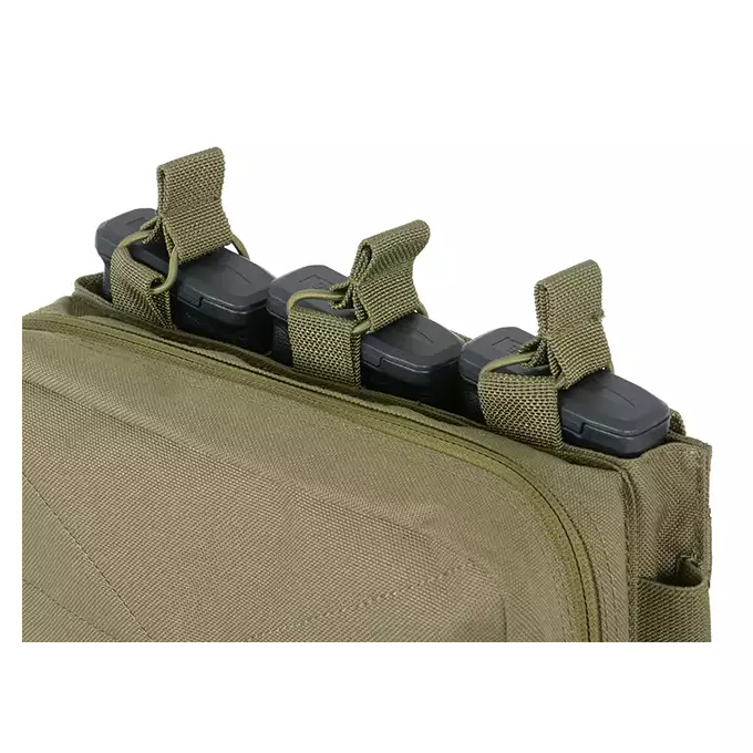 MOLLE Triple Rifle Mag/GP Pouch - Olive