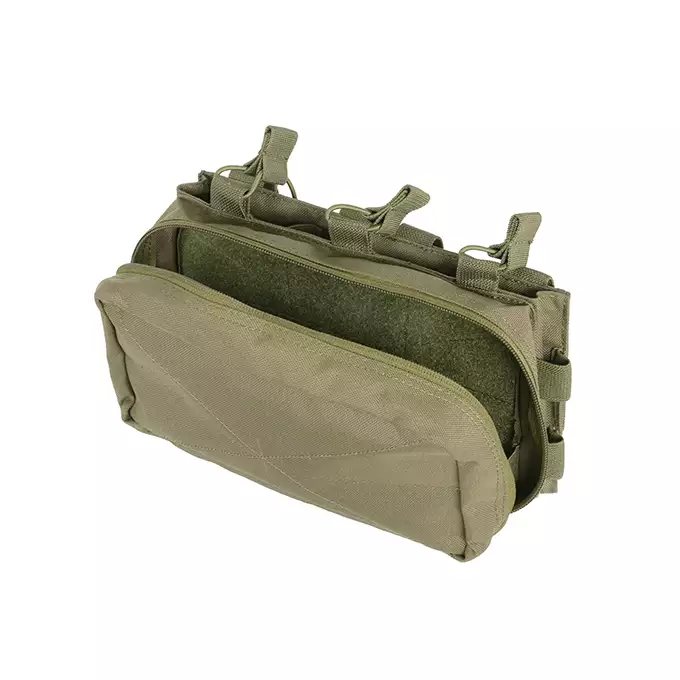 MOLLE Triple Rifle Mag/GP Pouch - Olive