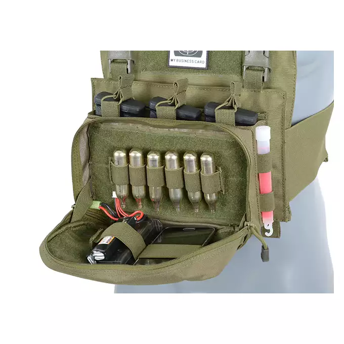 MOLLE Triple Rifle Mag/GP Pouch - Olive