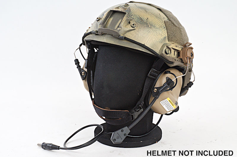 Earmor Tactical Hearing Protection Helmet Version Ear-Muff - DE