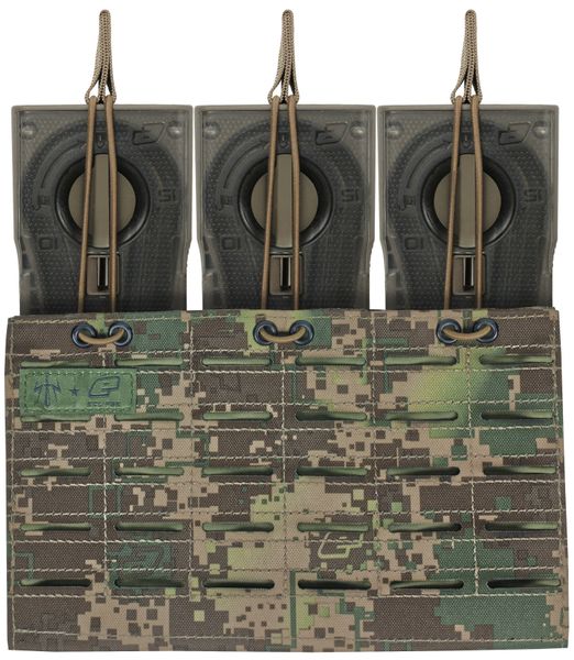 Eclipse Triple Mag Pouch by Valken HDE Camo 