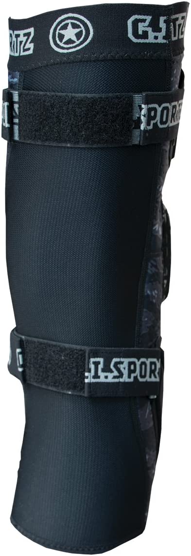 GI Sportz Race 2.0 Knee Pad Black XL