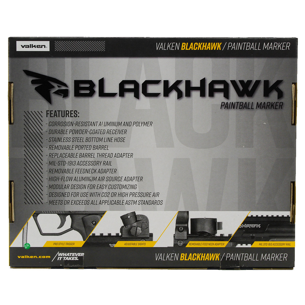 Valken SW-1 Blackhawk 50 Cal Marker