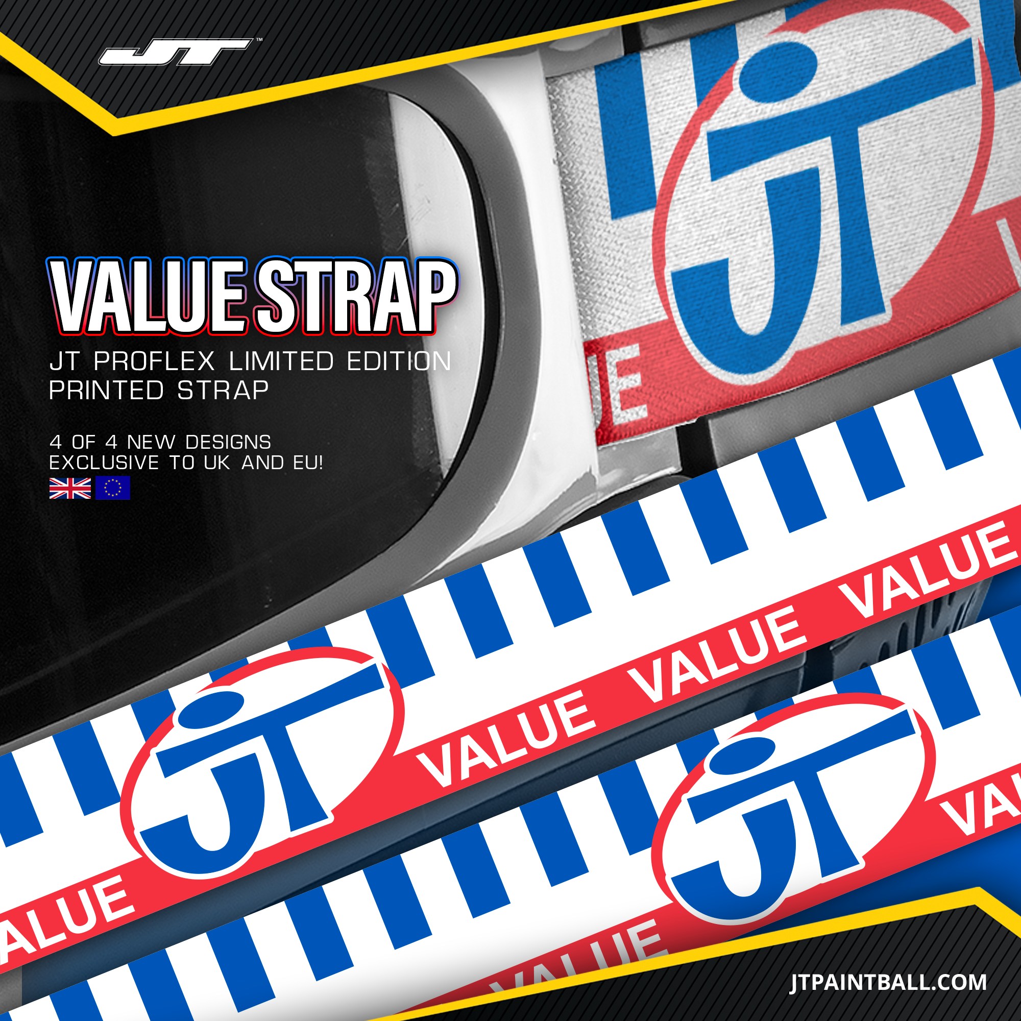 Custom JT Goggle Strap - Value Strap - Paintball & Airsoft Verkkokauppa 
