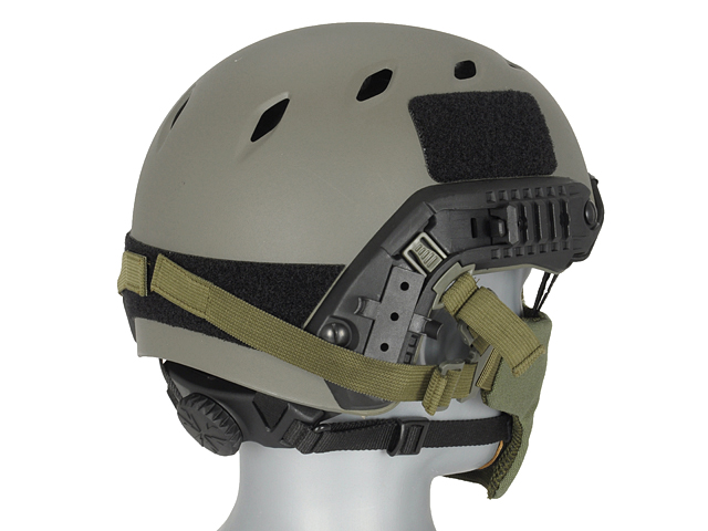Half Face Mesh Mask 2.0 (Fast Helmet Version) - Olive [PJ]