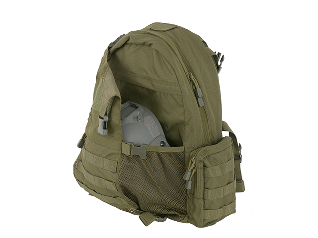 Tactical backpack with helmet pocket- OLIVE [8FIELDS]