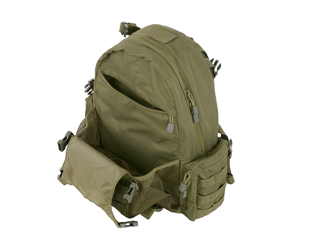 Tactical backpack with helmet pocket- OLIVE [8FIELDS]