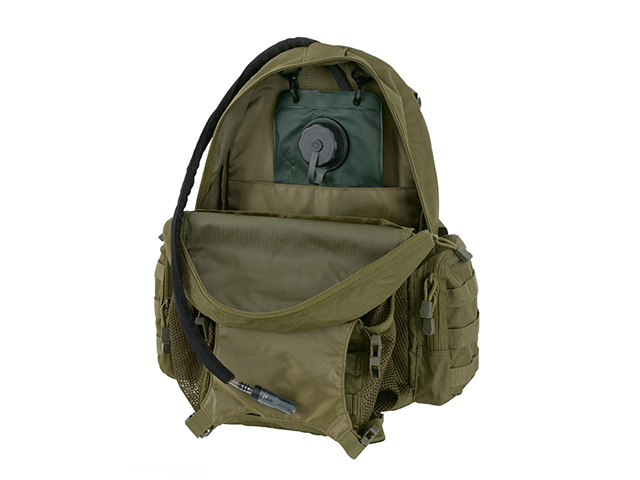 Tactical backpack with helmet pocket- OLIVE [8FIELDS]