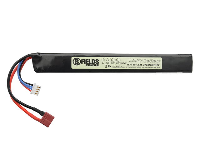 Battery Li-Po 1500mAh 11.1V 20/40C, Deans, 8FIELDS