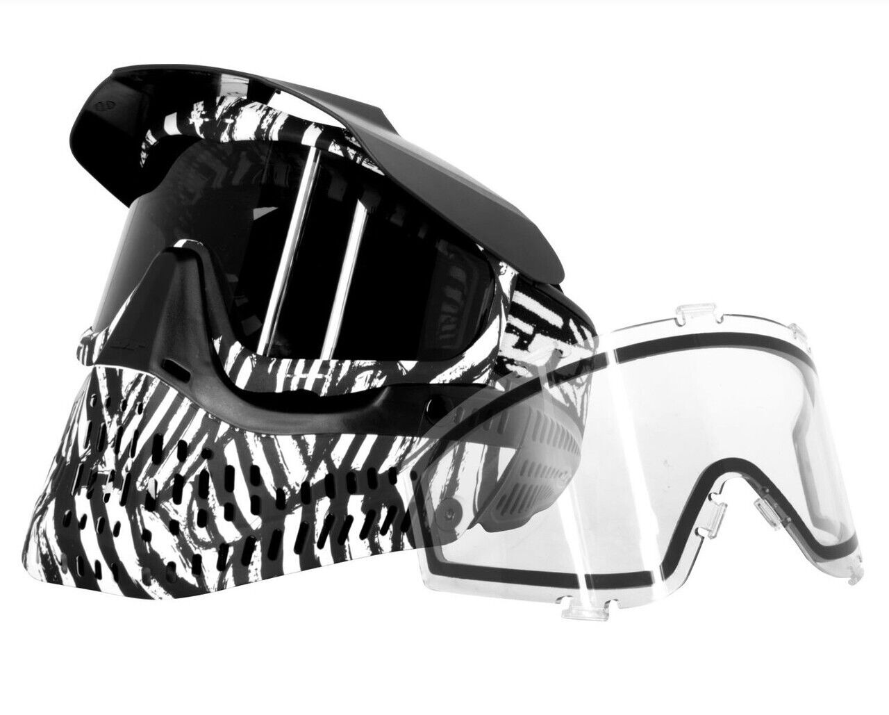 JT Spectra Proflex LE Goggle - Zebra w/ Clear and Smoke Thermal Lens