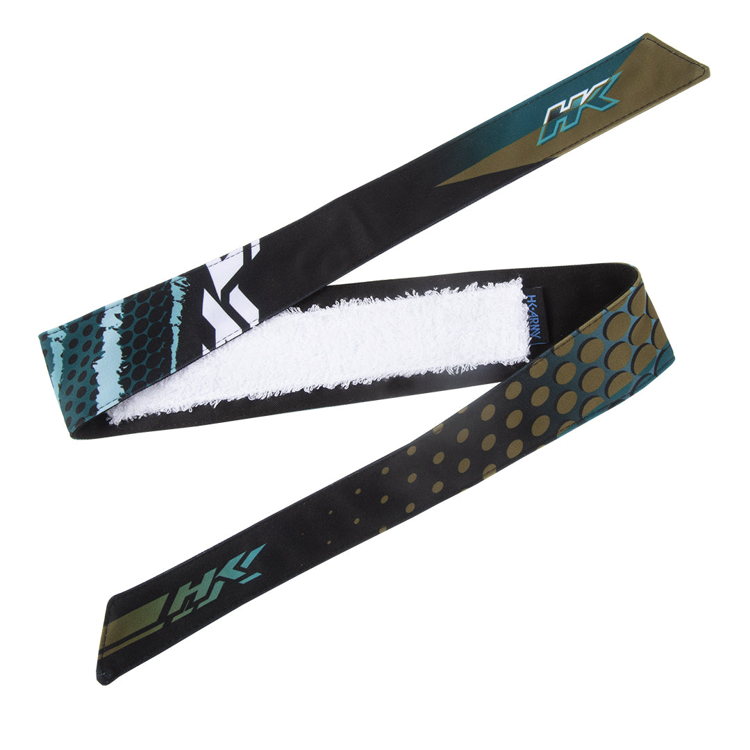 HK Army Edge- Aqua/Gold - Headband