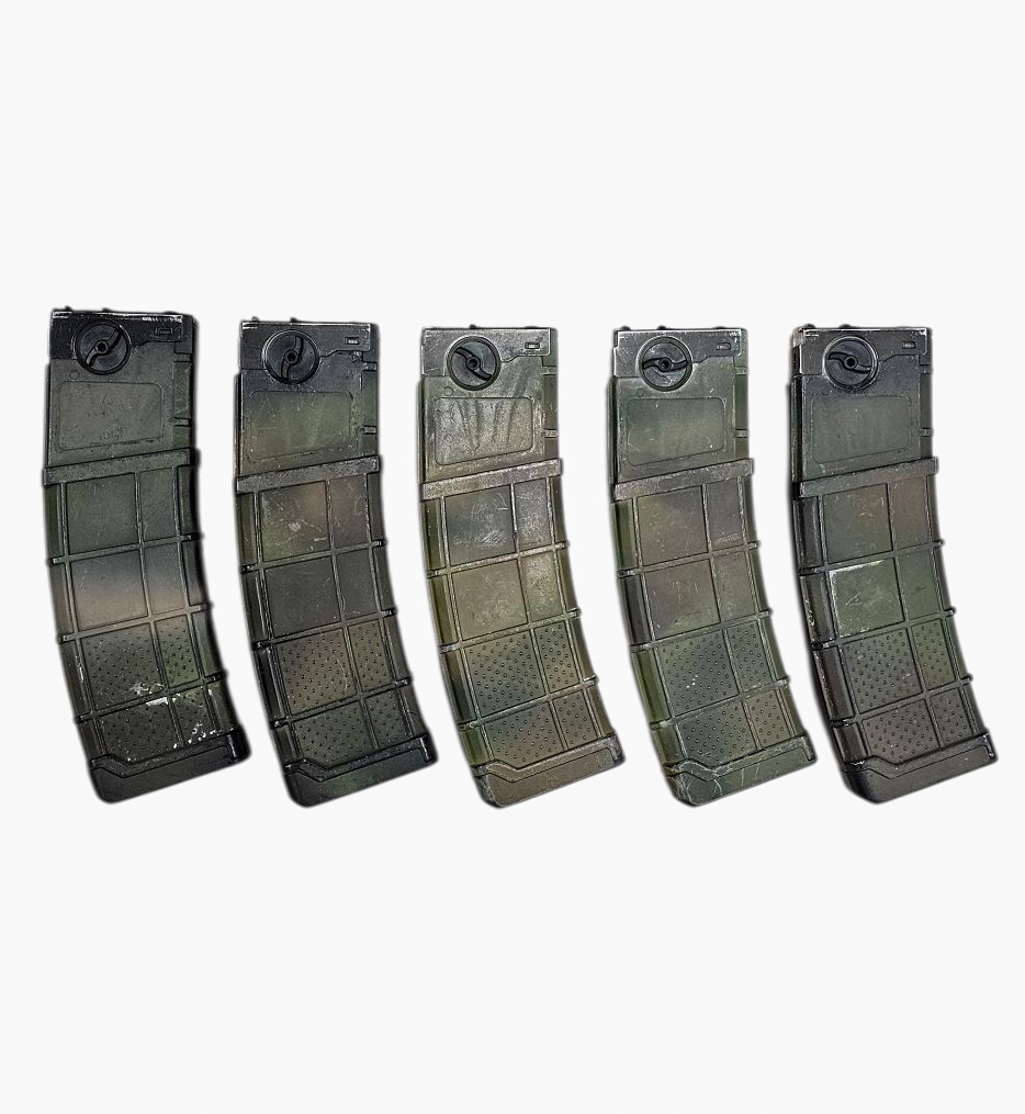 5 x T15 Lipas, Camo Maalattu - KÄYTETTY