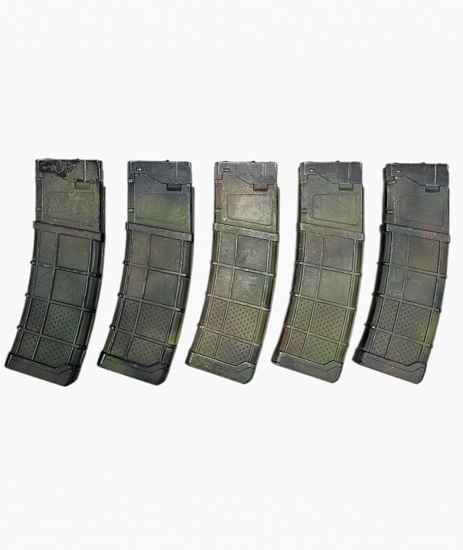 5 x T15 Lipas, Camo Maalattu - KÄYTETTY