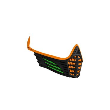 Virtue VIO Face Mask Orange/Lime/Black