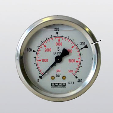 Bauer filling station Gauge