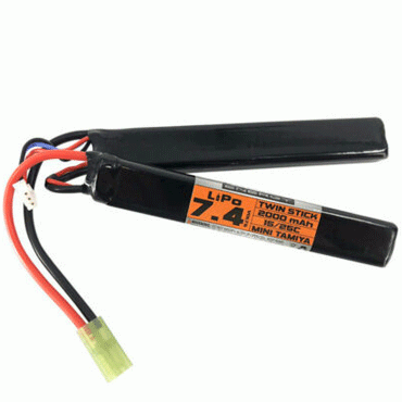 Battery - V Energy LiPo 7.4V 2000mAh 15/25C Twin Stick