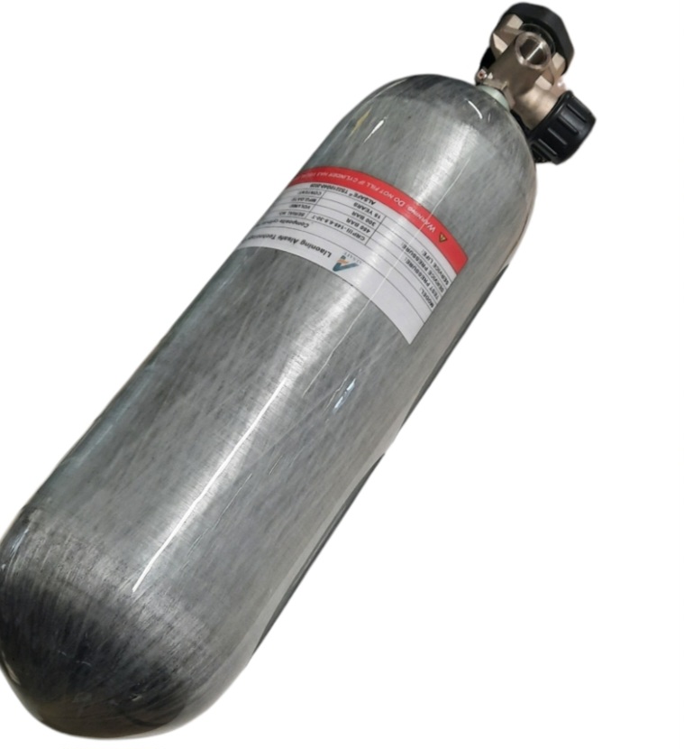 6,8L 300 bar Kevlar Paineilmapullo sis. venttiili Leima 01/26