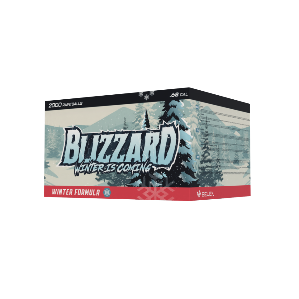 Blizzard Värikuulat .68 Cal 2000kpl - Seven, Pinkki/Keltainen