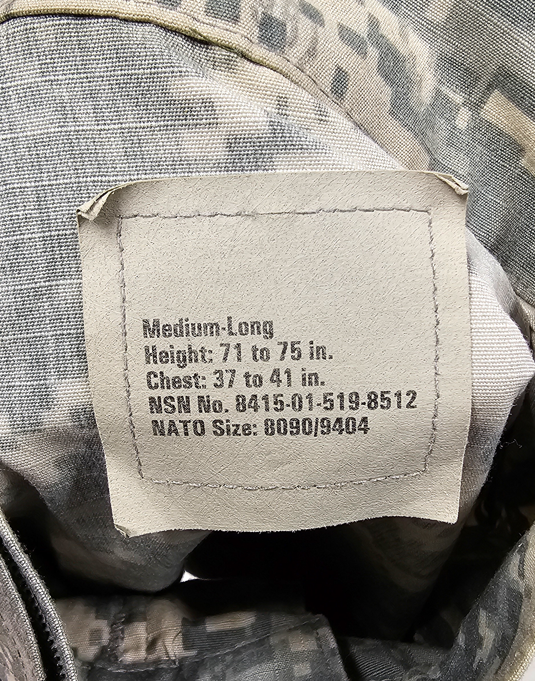 ACU UCP Takki Medium Long - KÄYTETTY