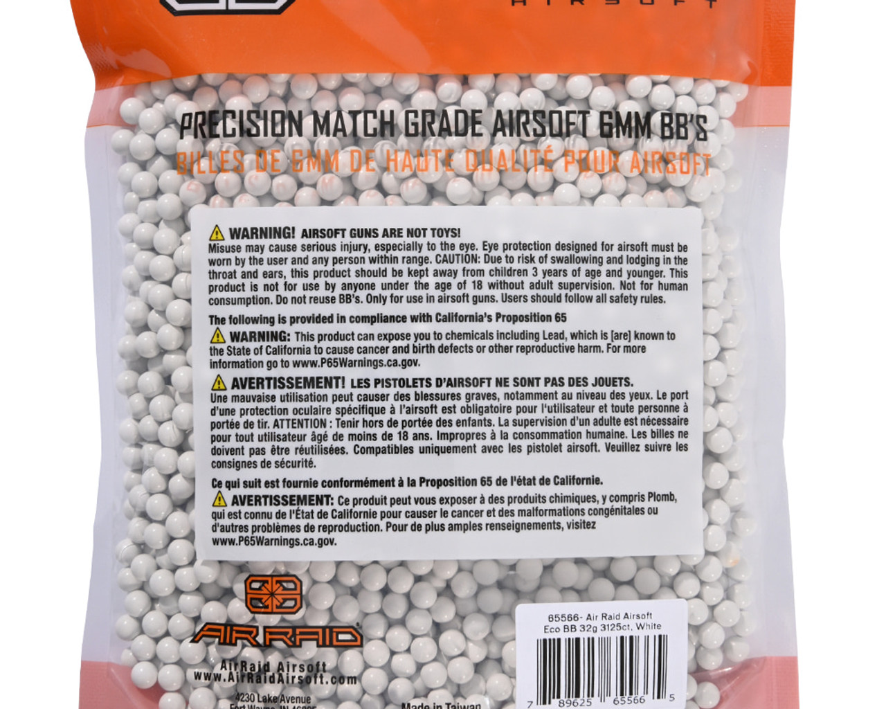 Airsoft BBs Air Raid BIO 0.32g (1KG) 3125 pcs