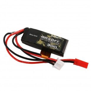 Gens ace 35C 300mAh 2S1P 7.4V Lipo Battery with JST-SYP Plug - HPA