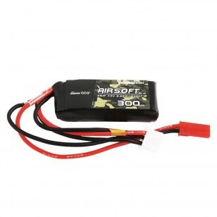 Gens ace 35C 300mAh 2S1P 7.4V Lipo Battery with JST-SYP Plug - HPA