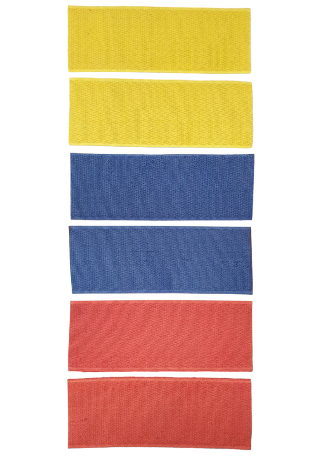 Värillinen Velcro Setti (3 Väriä), 6 Kpl Yhteensä