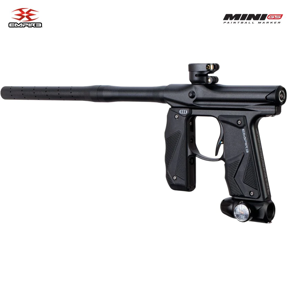 Empire Mini GS Paintball Gun - Dust Black 2-pc Barrel