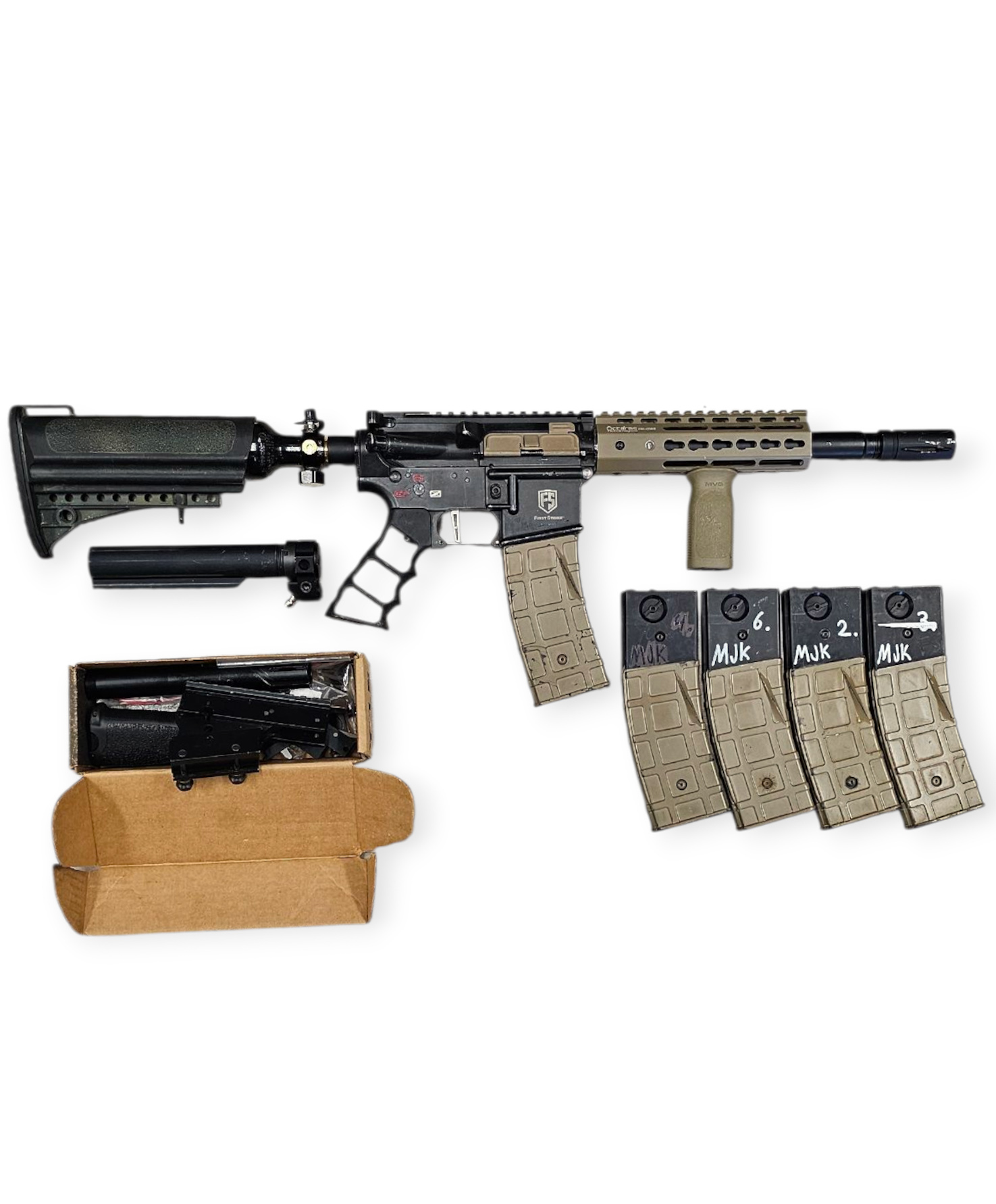 First Strike T15 Full Auto, Musta / Tan - KÄYTETTY