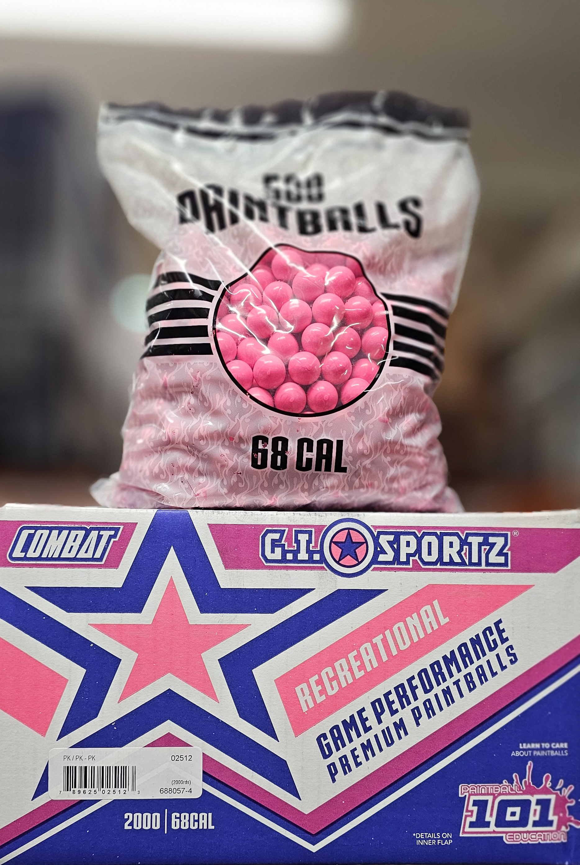 GI SPORTZ COMBAT 2000 kpl Pinkki Kuori / Pinkki Maali
