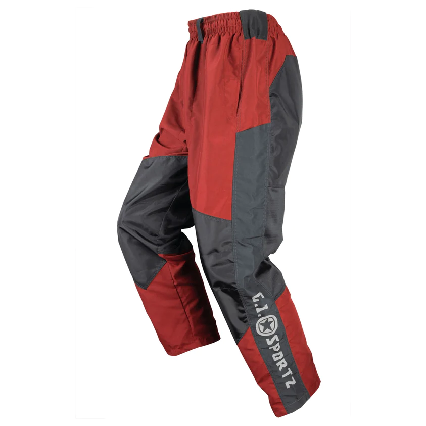 G.I. Sportz Grind Paintball Pants - Black/Red - Small