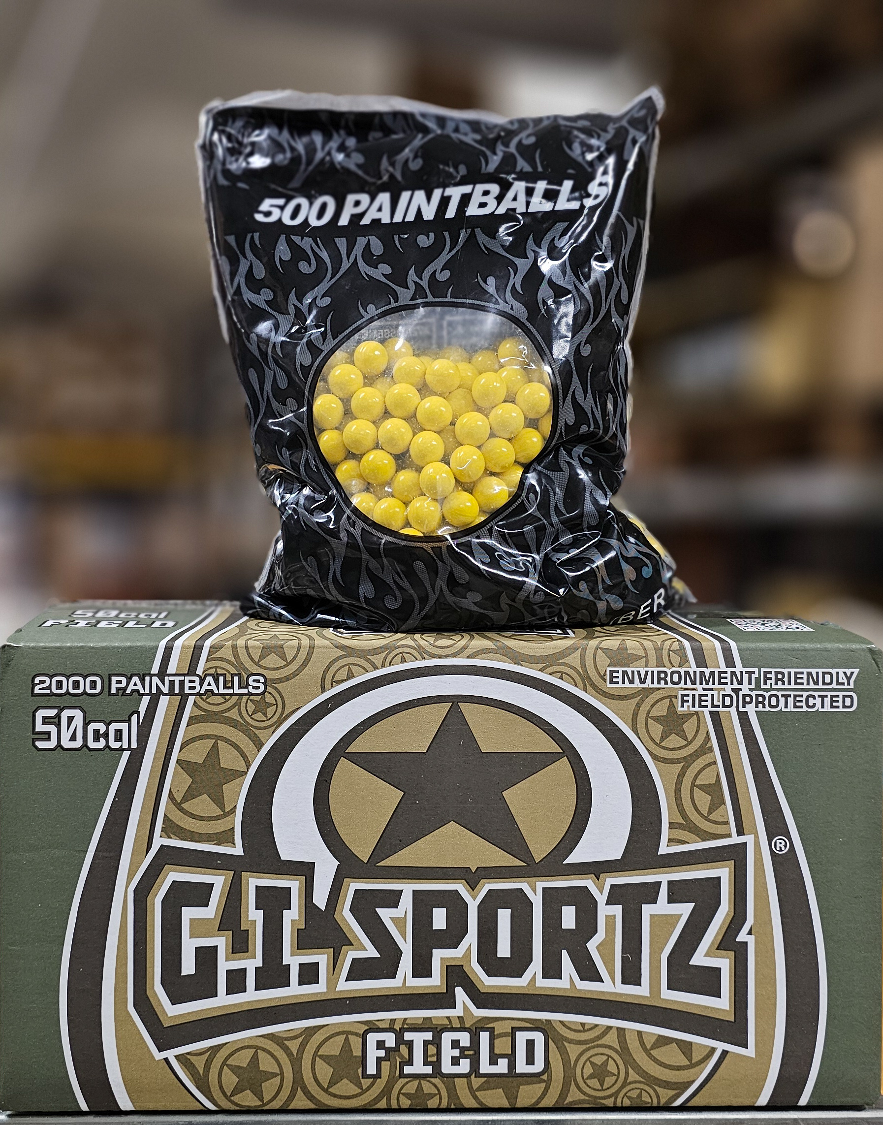 GI SPORTZ Field 50 cal 2000pcs, Yellow