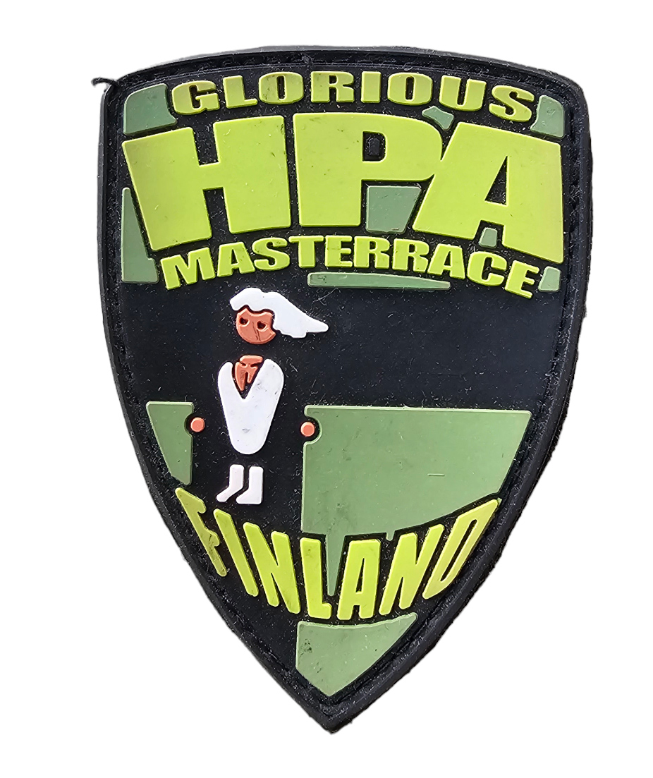 HPA MASTERRACE Velcro Merkki - KÄYTETTY