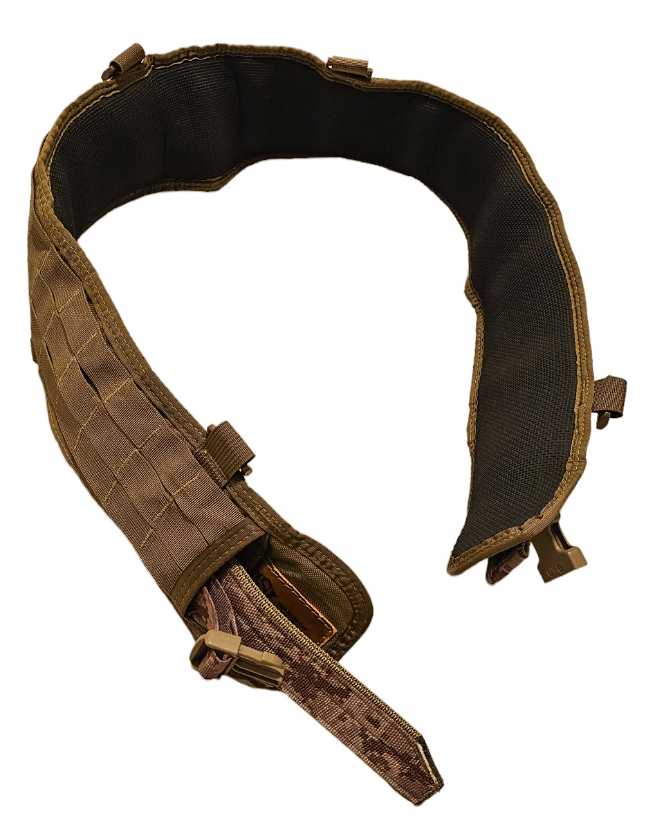 HSGI Suregrip MOLLE Belt + Emerson AOR1 Belt, XL - USED