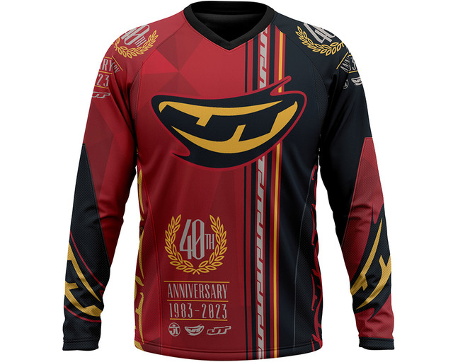 JT 40th Year Anniversary Contact Paintball Jersey - Vivid Ruby Red XL